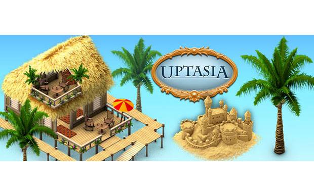 Uptasia feiert eine Strand-Party
