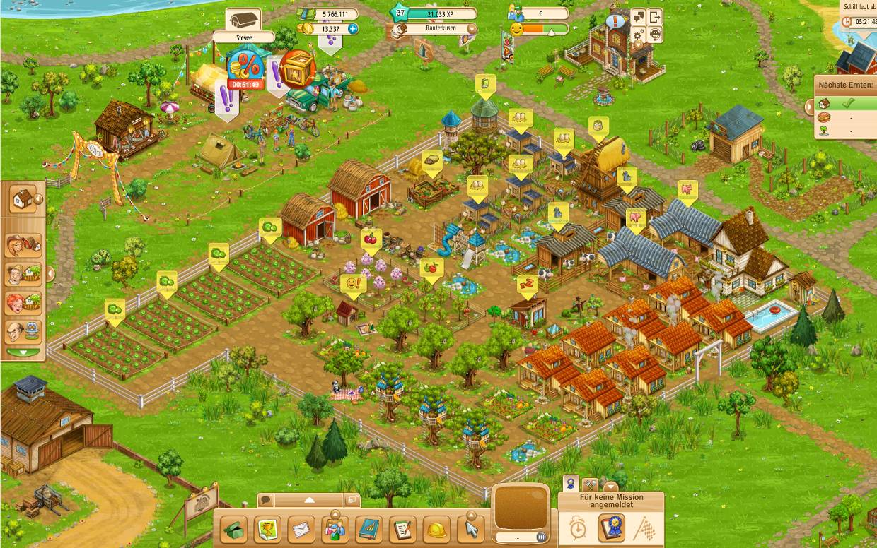 Скриншот игрового процесса Goodgame Big Farm