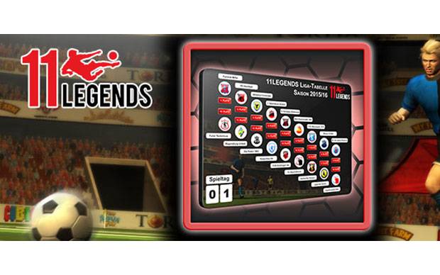 11 Legends - Stecktabelle für Premium-Liga