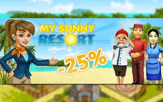 My Sunny Resort - Rabatt-Aktion: Spare 25 %