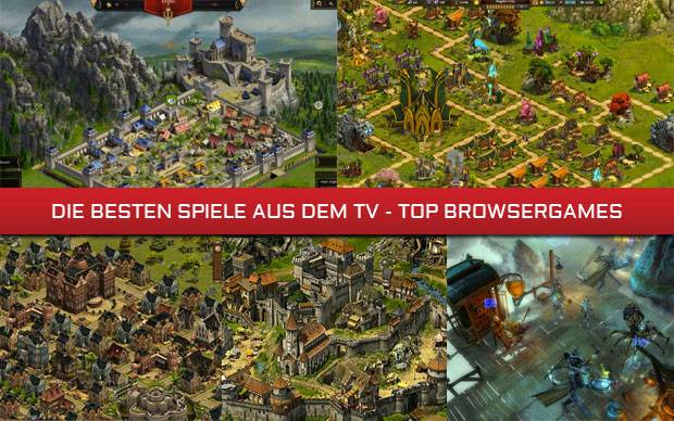 Die besten Spiele aus dem TV - Top Browsergames