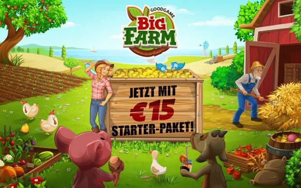 Big Farm - Starterpaket im Wert von 15 Euro