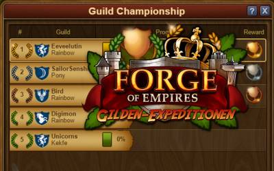 Forge of Empires - Gilden-Meisterschaften: So funktionierts